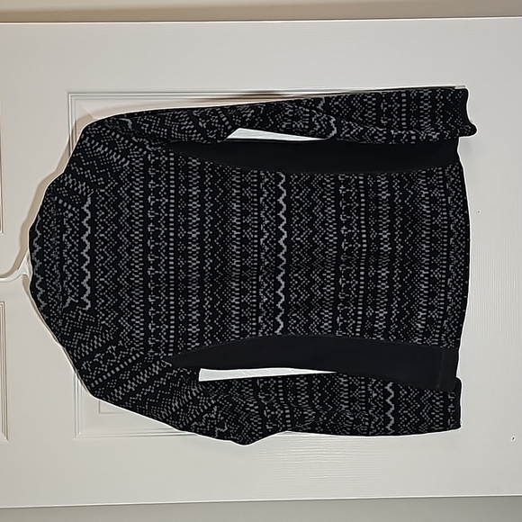 Columbia Quarter Zip Pullover Black Gray Fleece Size XS - Picture 4 of 7